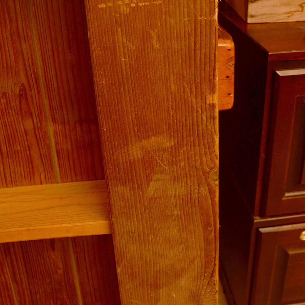 Vintage Handmade Pine Shelves