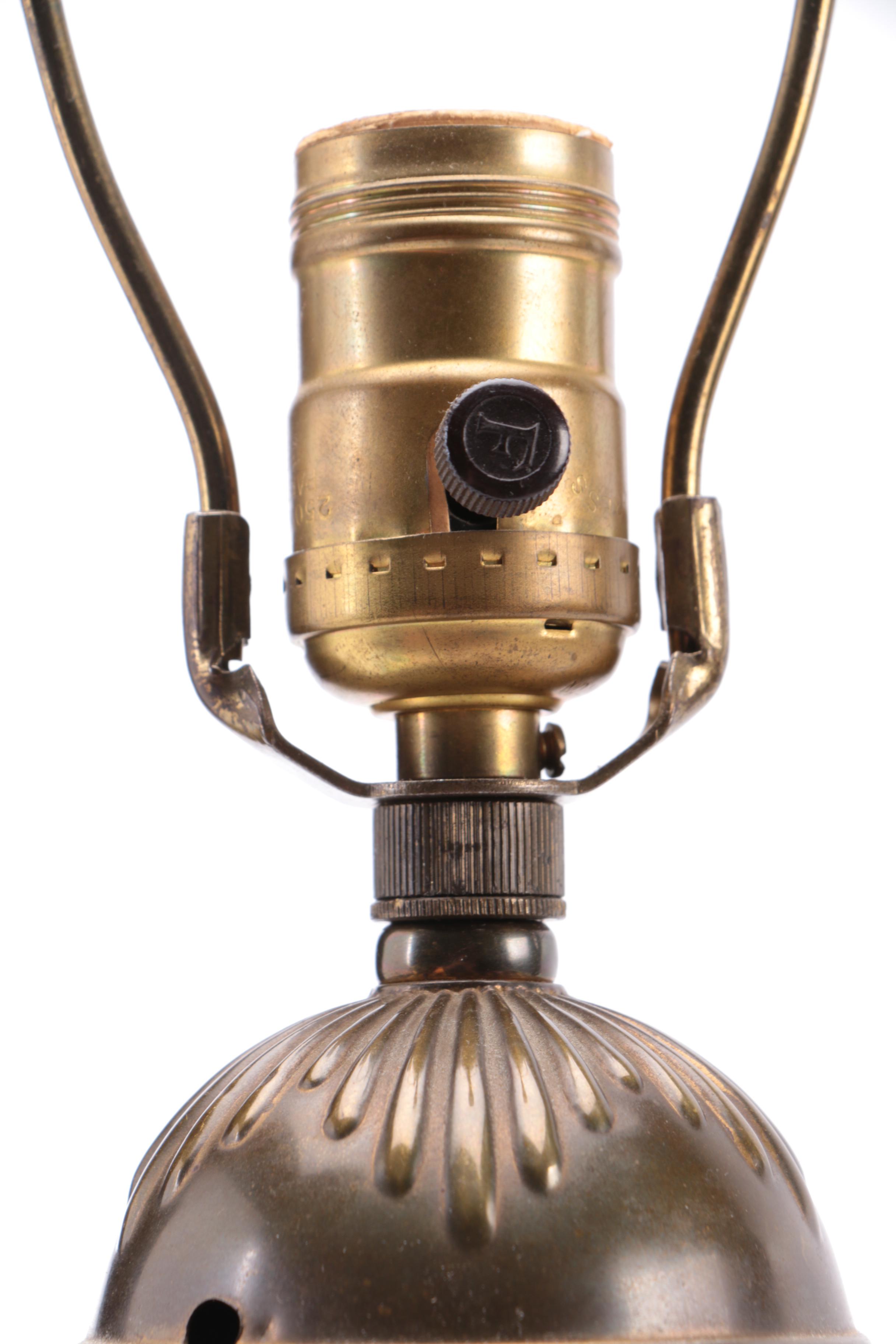 Vintage Japanese Inspired Ceramic Table Lamp