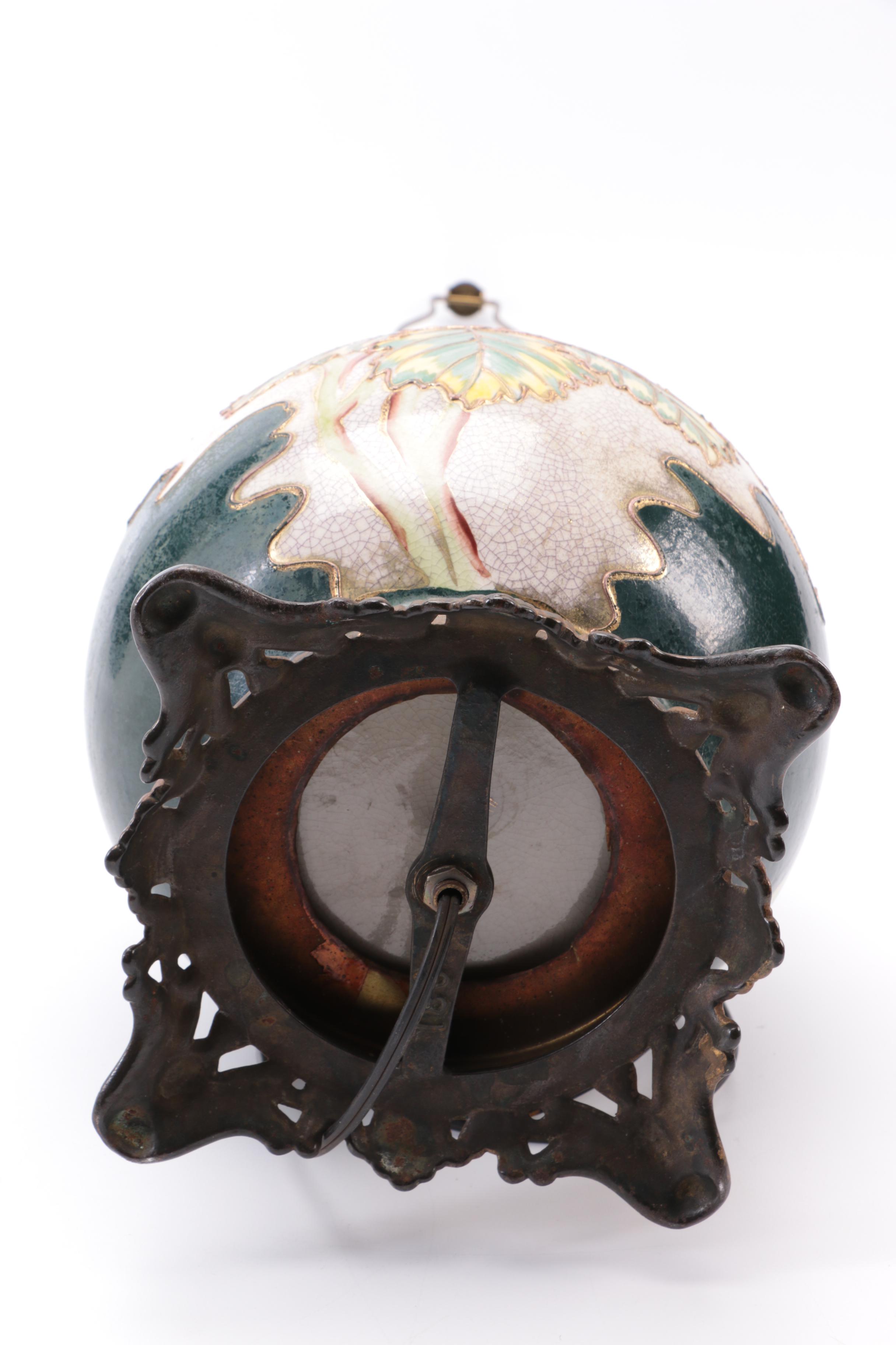 Vintage Japanese Inspired Ceramic Table Lamp