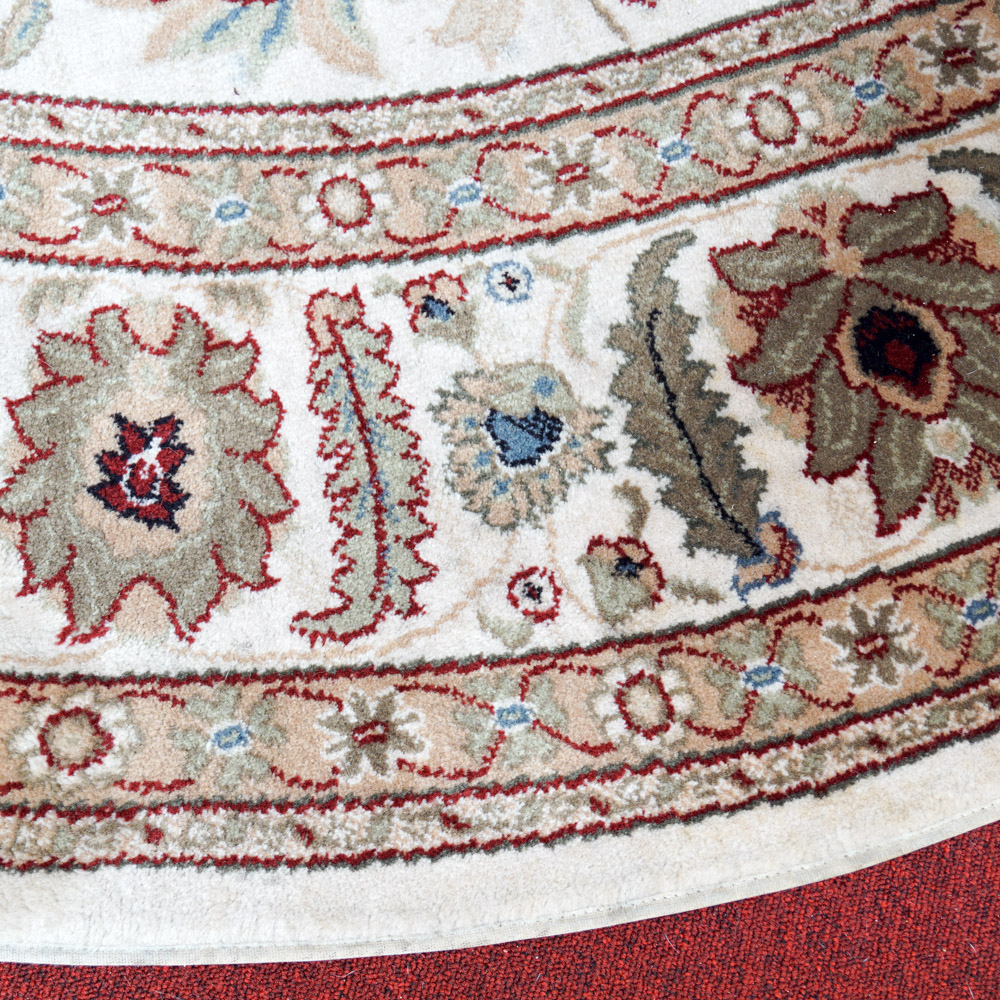 Machine Woven "Verona Ivory" Karastan Wool Rug