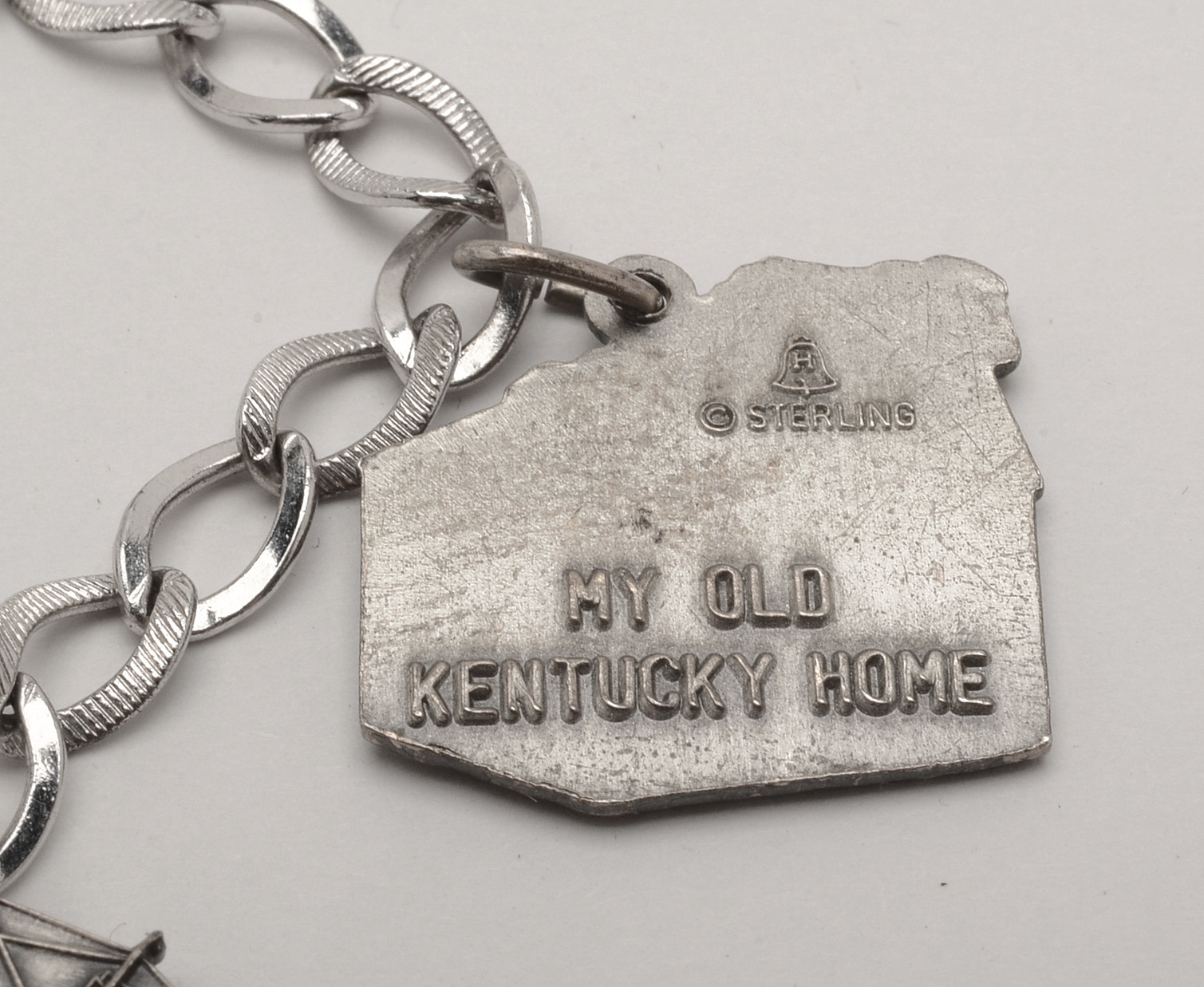 Sterling Silver Kentucky Derby Charm Bracelet