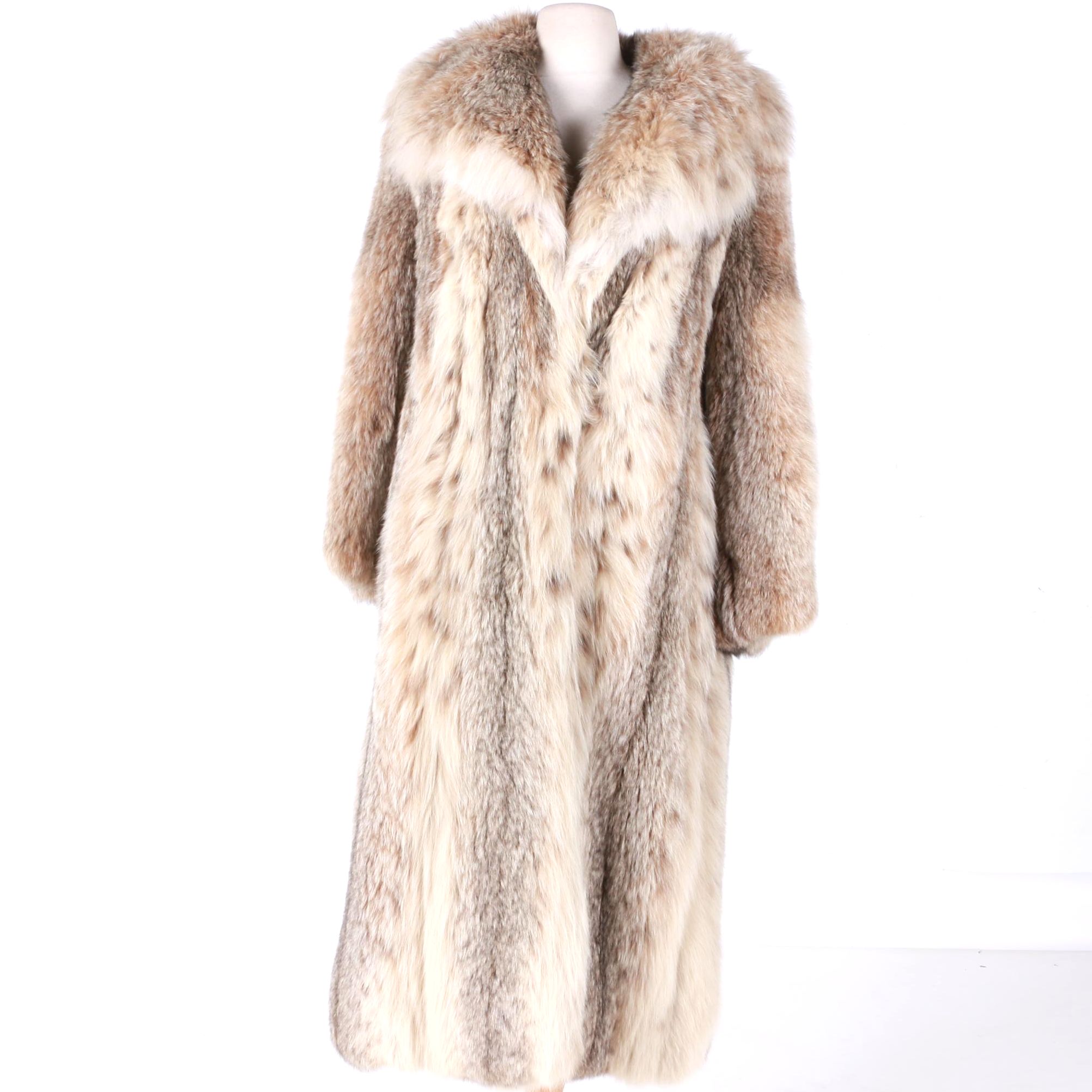 Women's Vintage Canadian Lynx Fur Coat