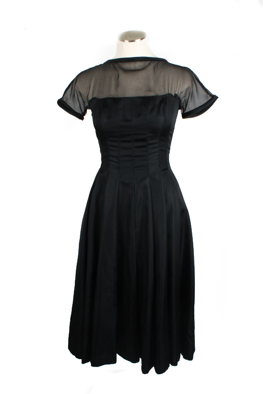 Pair of Black Vintage Cocktail Dresses including Jonathan Logan
