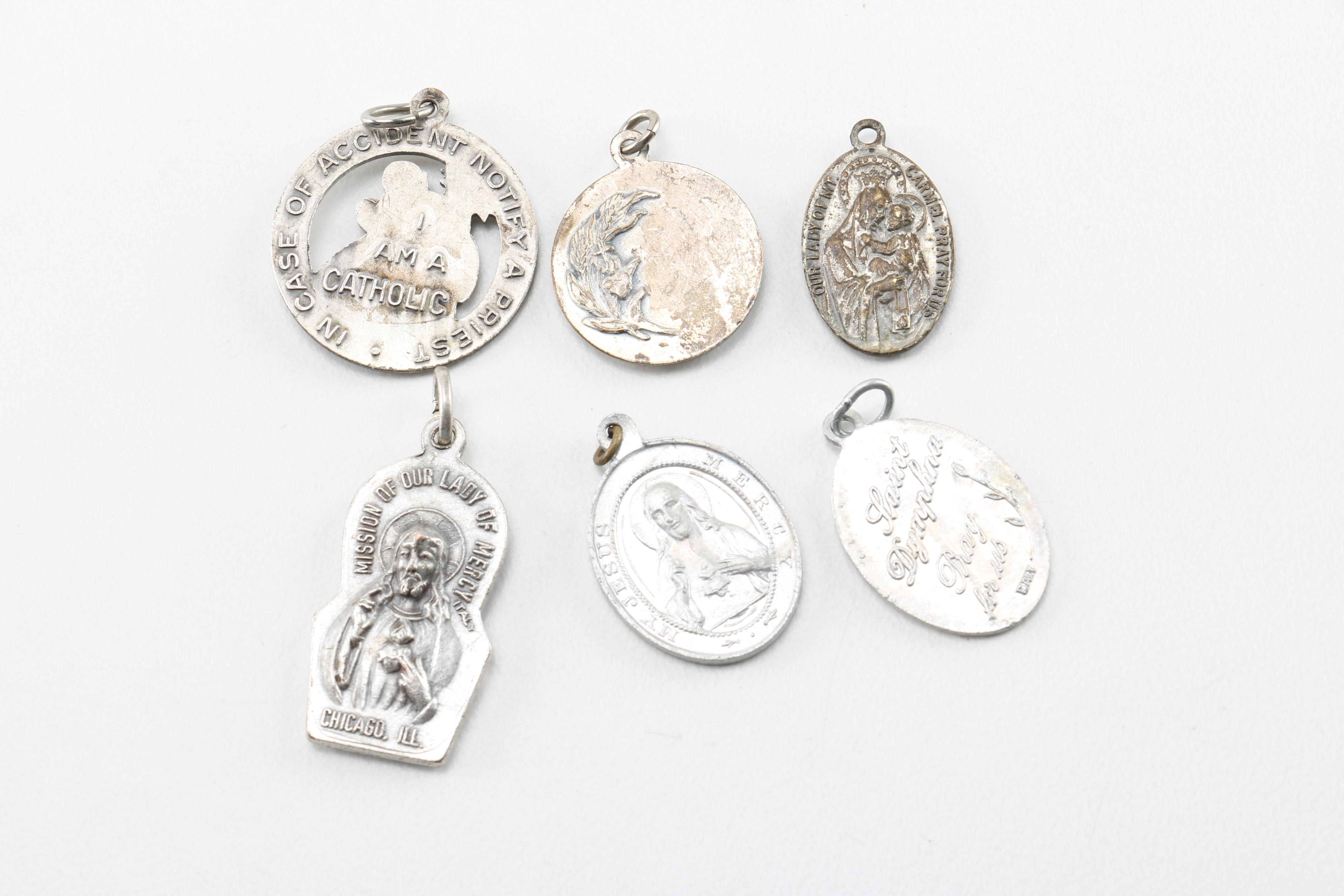 Costume Jewelry Including Religious Charms
