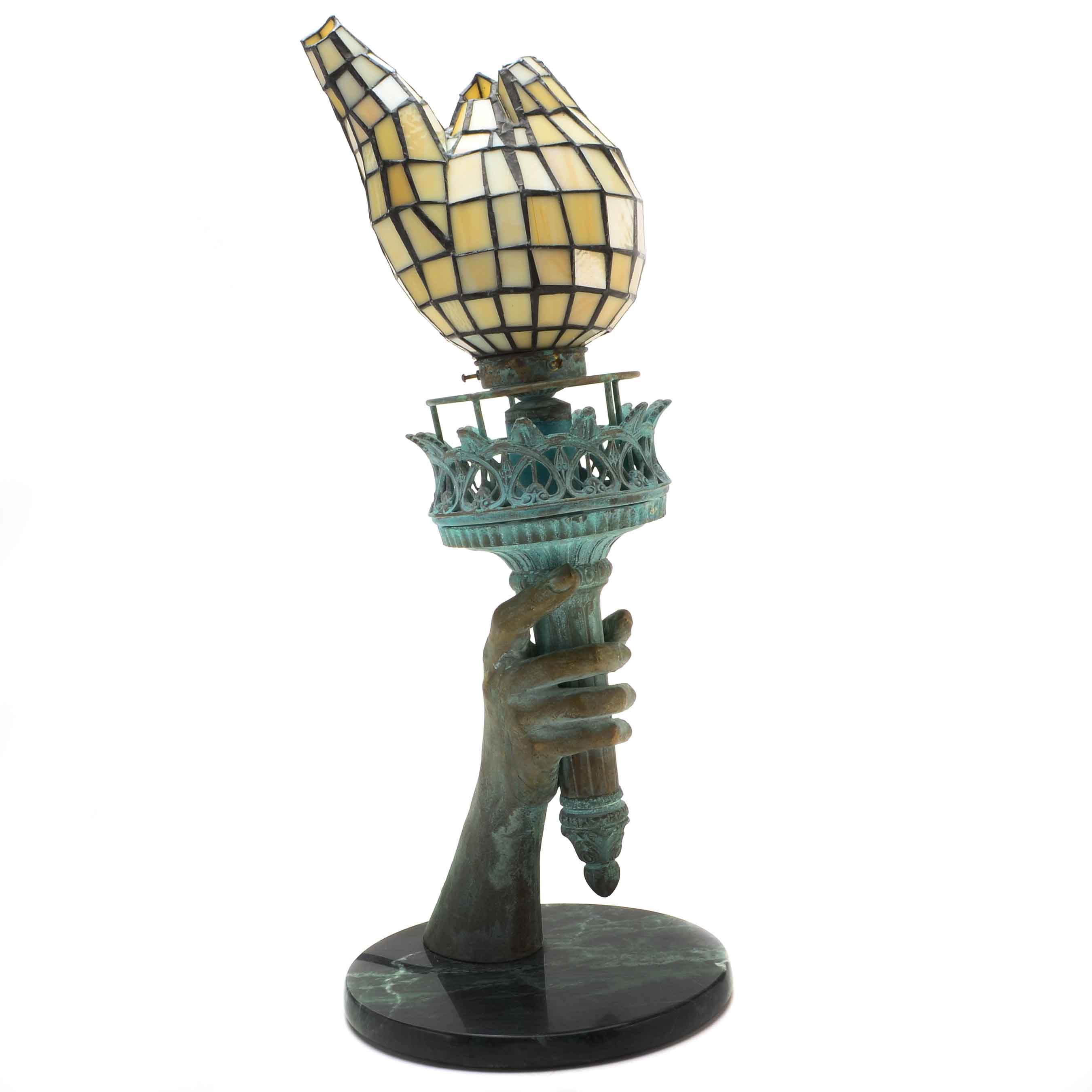 Lady Liberty Torch Lamp Reproduction Ghostbuster's II