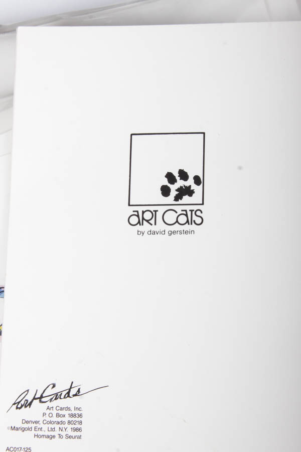 Top of the Line Art Cards and Art Cats Greeting Cards