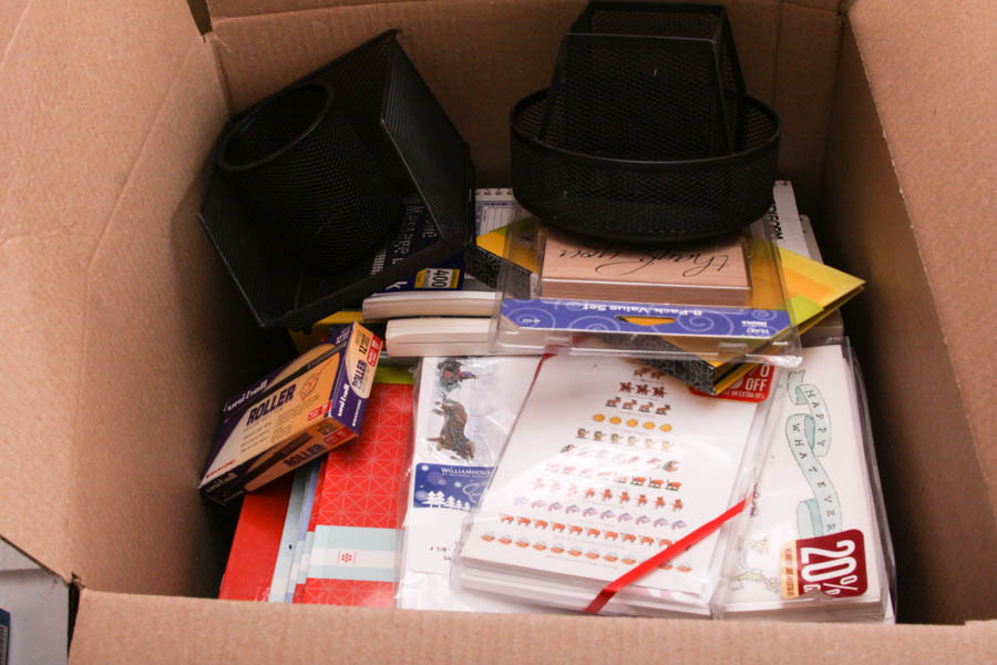 Assortment of Stationery and Office Supplies