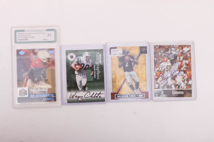 Collection of Football Sports Cards