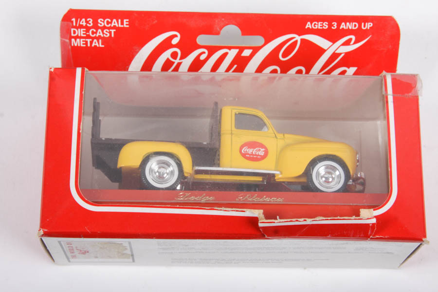 ERTL and Coca-Cola Die-Cast Car and Coin Bank Collection