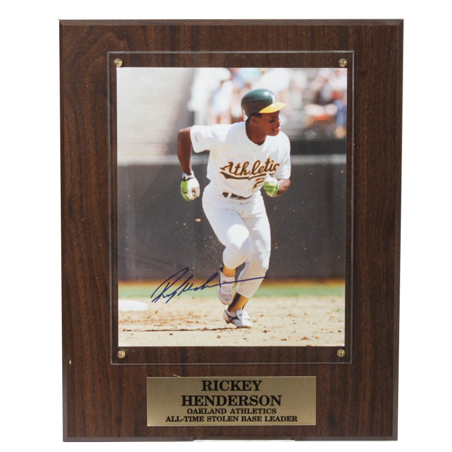 Autographed Baseball Player Wall Plaques