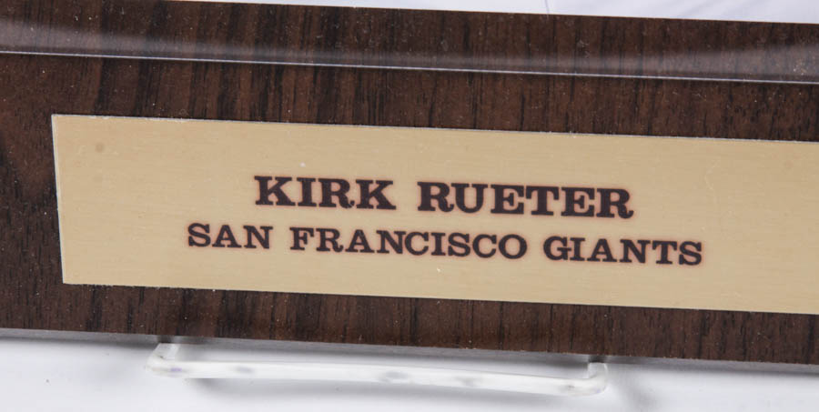 Autographed Baseball Player Wall Plaques