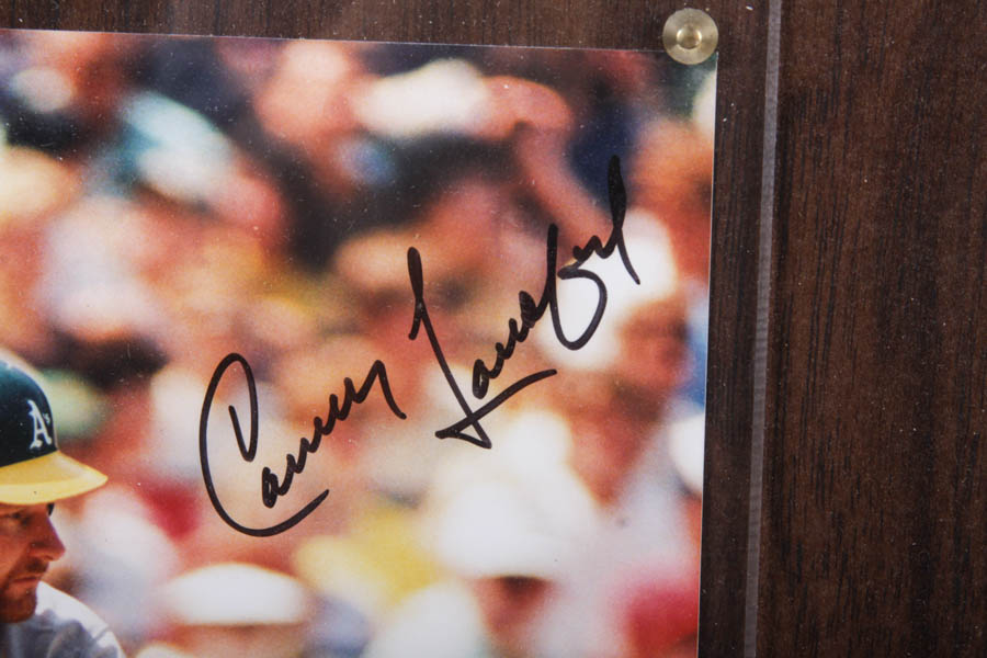 Autographed Baseball Player Wall Plaques