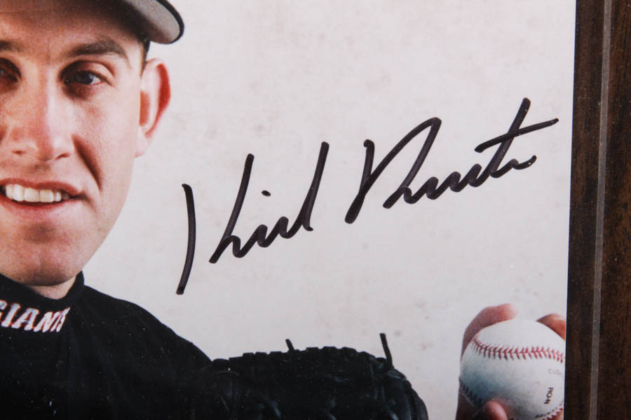 Autographed Baseball Player Wall Plaques