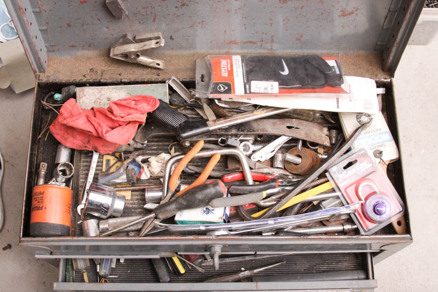Tool Box with Tools