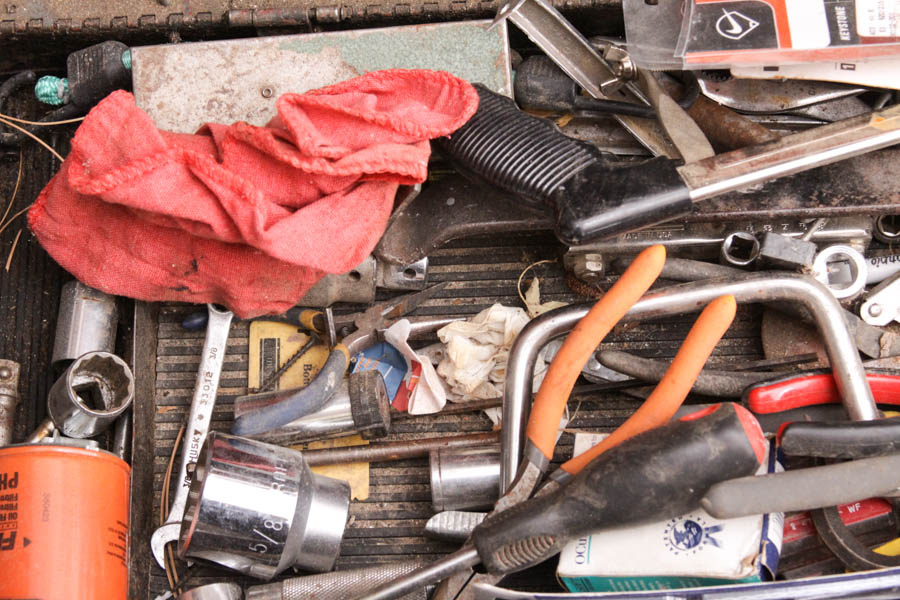 Tool Box with Tools