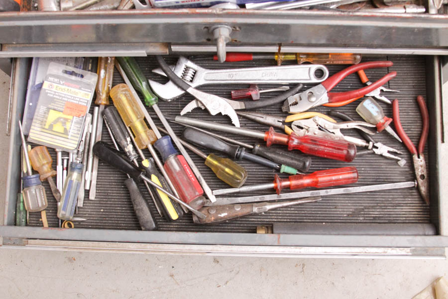 Tool Box with Tools
