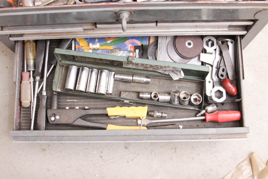 Tool Box with Tools