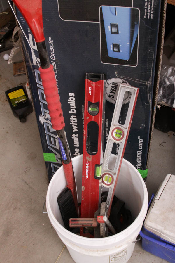 Garage Starter Supplies and Tools