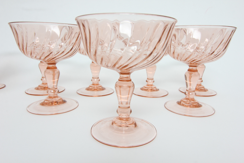 Cristal D'Arques-Durand Rosaline Pink Luminarc Glasses
