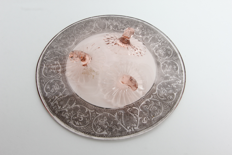 Collection of Pink Depression Glass