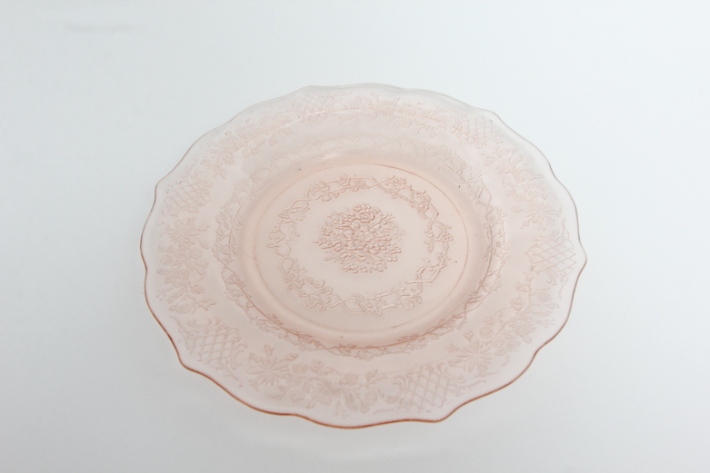 Collection of Pink Depression Glass