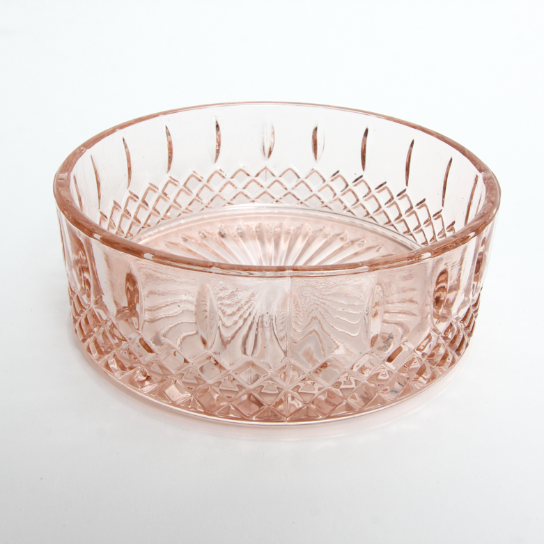 Collection of Pink Depression Glass