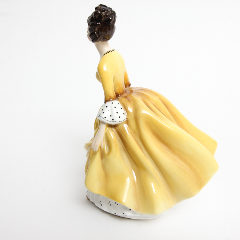 Pair of Vintage Royal Doulton Figurines "Coralie" and "Carol"