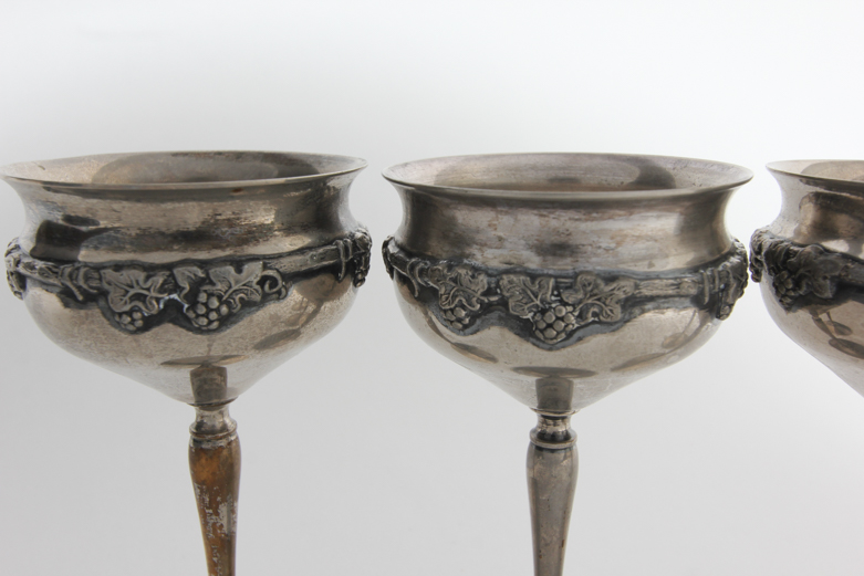 Crescent Silver Mfg. Co. Silver Plate Goblets