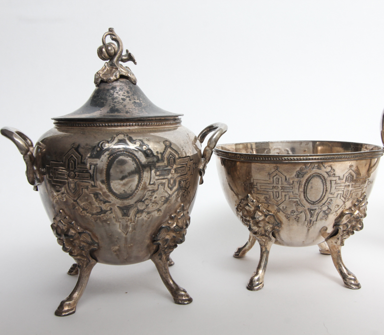 Meriden Brittania Company Silver Plated Tea Set