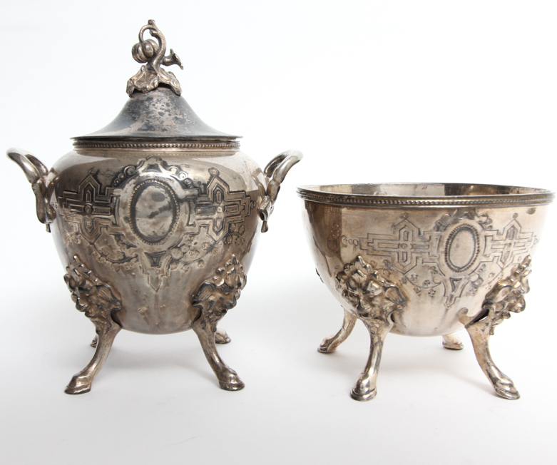 Meriden Brittania Company Silver Plated Tea Set