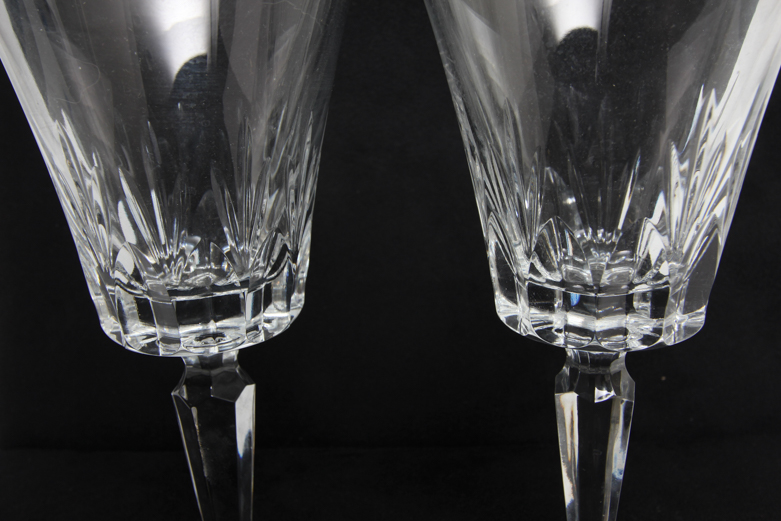 Pair of Crystal Wine Glasses