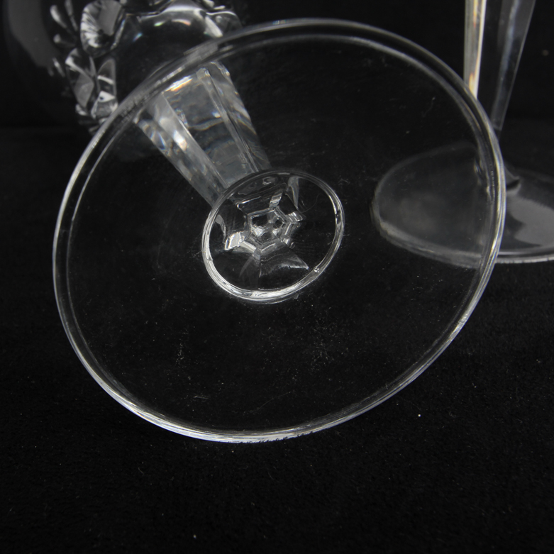 Pair of Crystal Wine Glasses
