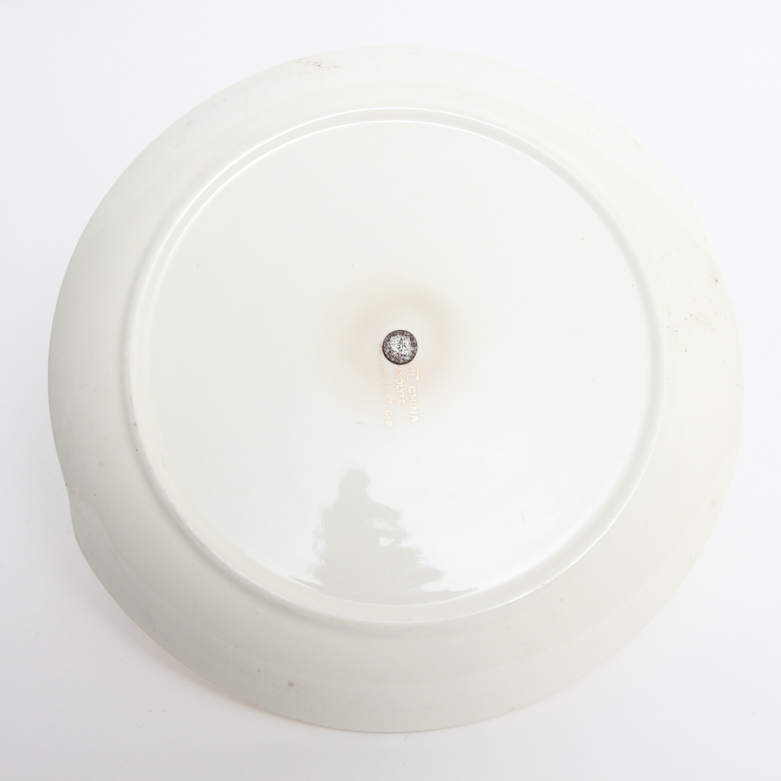 Karol China Karolyte Tidbit Tray with 22K Gold