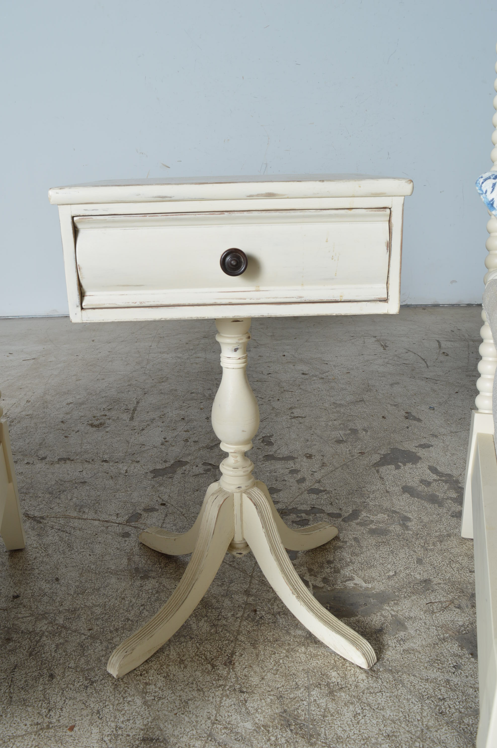 Birch Lane Wooden Armchairs with Side Table