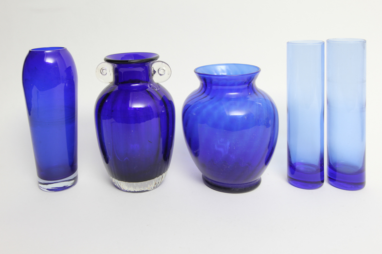 Collection of Cobalt Glassware