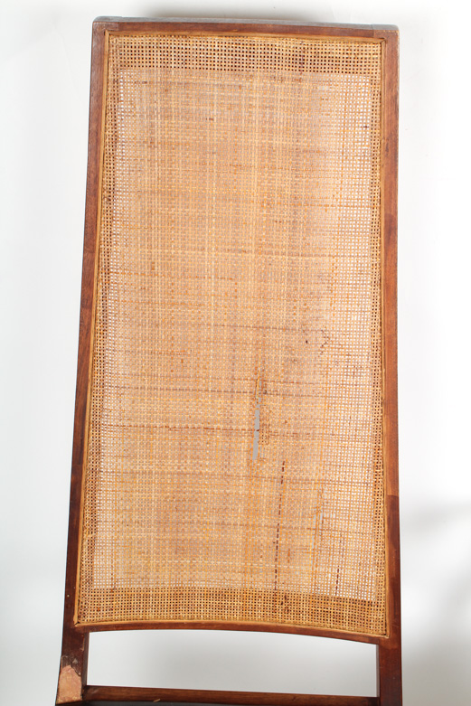 Set of Mid Century Modern High Back Teak Dining Chairs