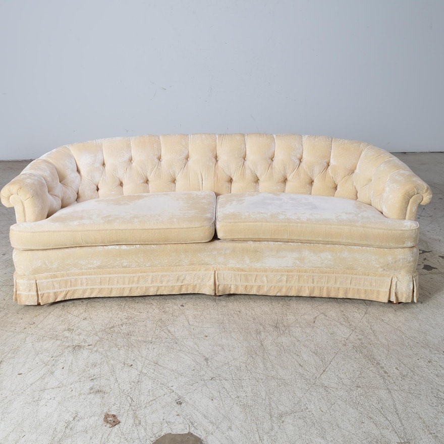 Upholstered Chesterfield Style Sofa