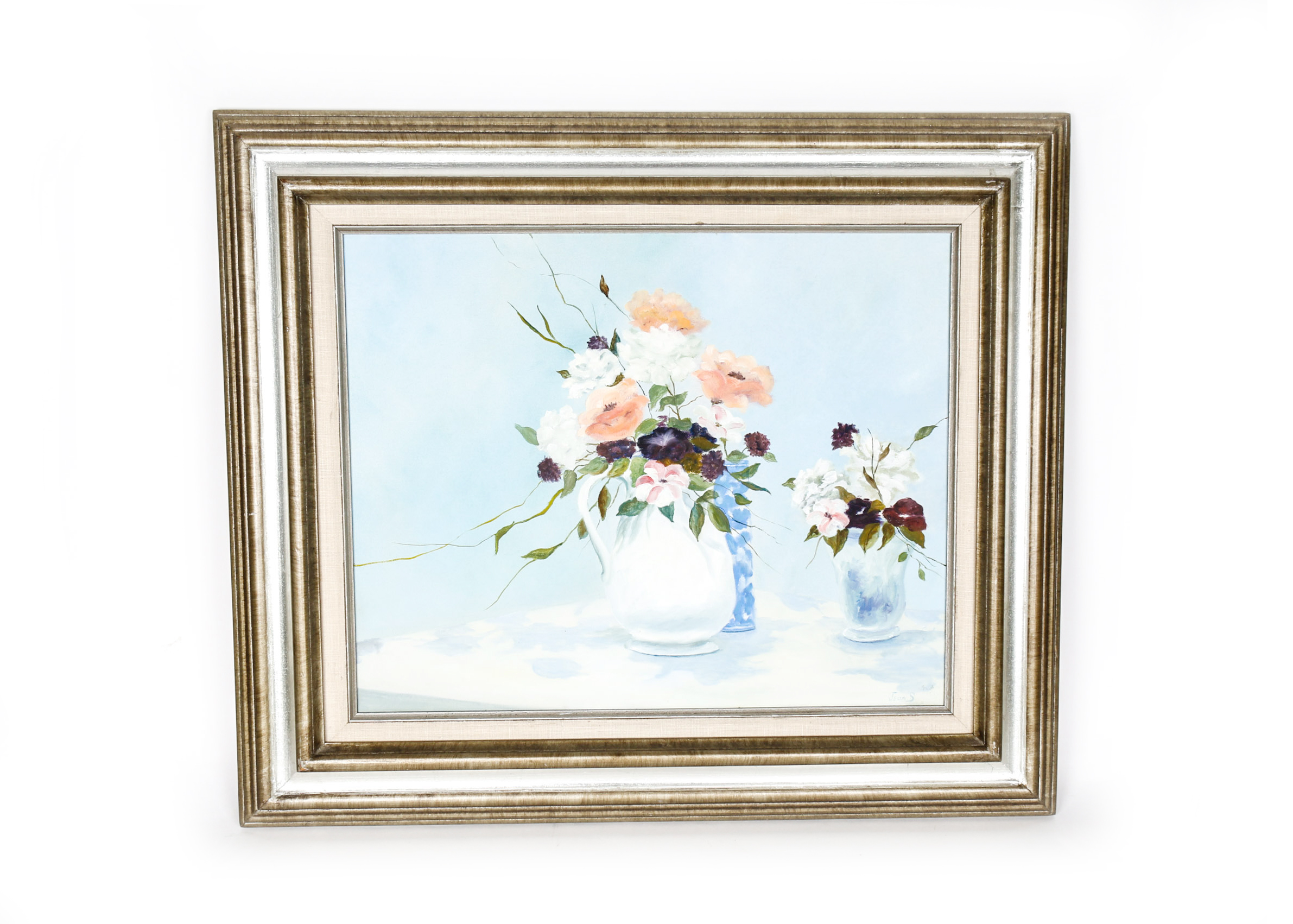 Framed Oil Painting on Canvas by Jean Steadman