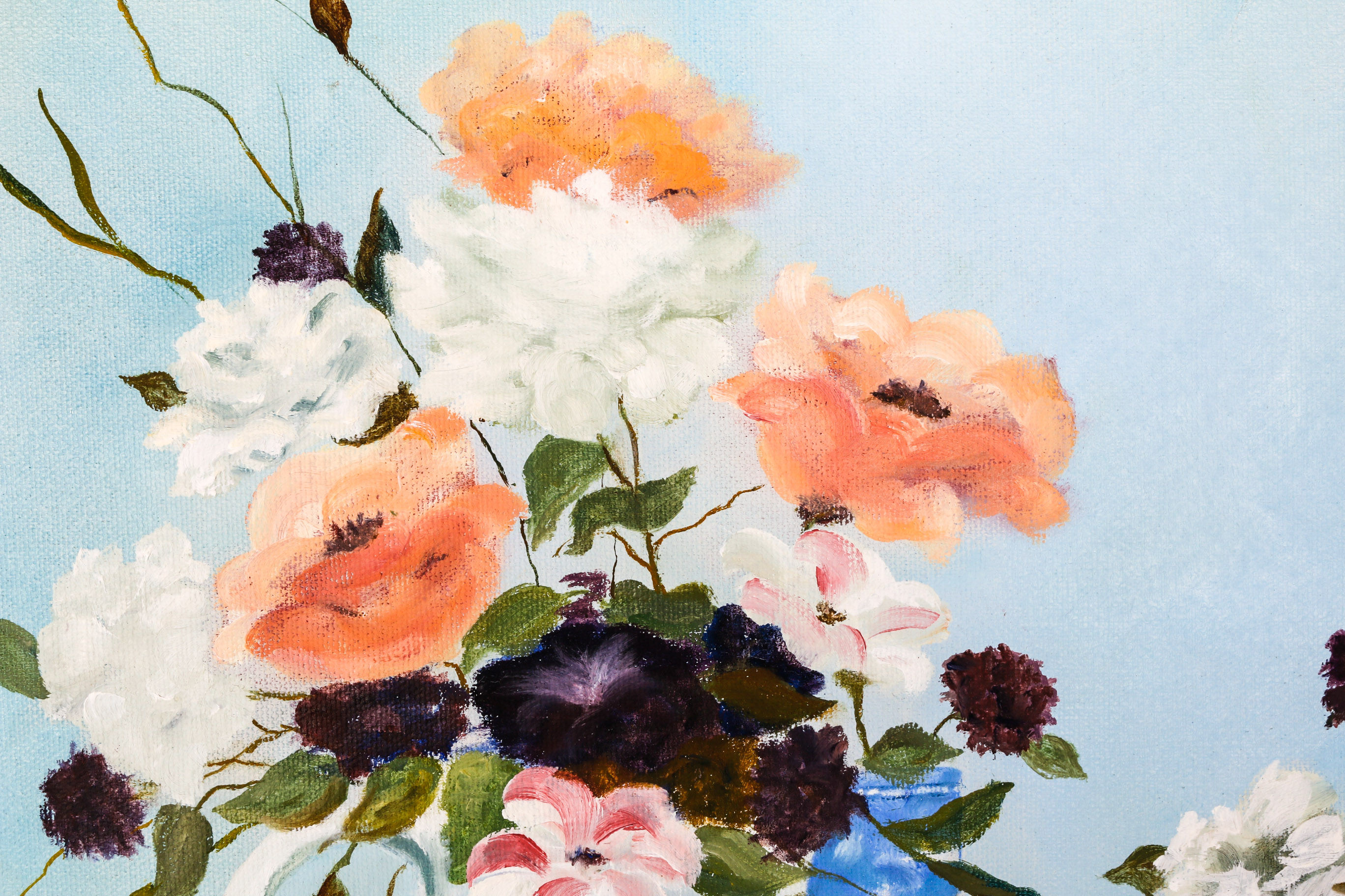 Framed Oil Painting on Canvas by Jean Steadman