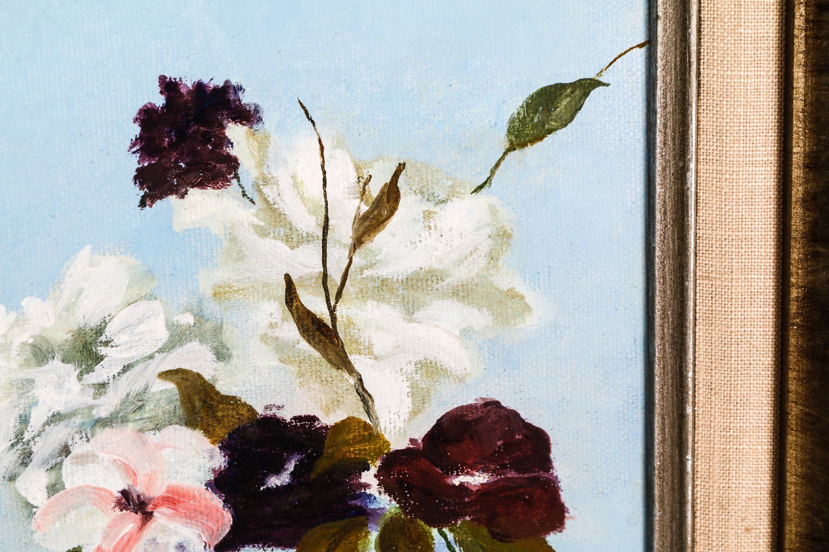 Framed Oil Painting on Canvas by Jean Steadman