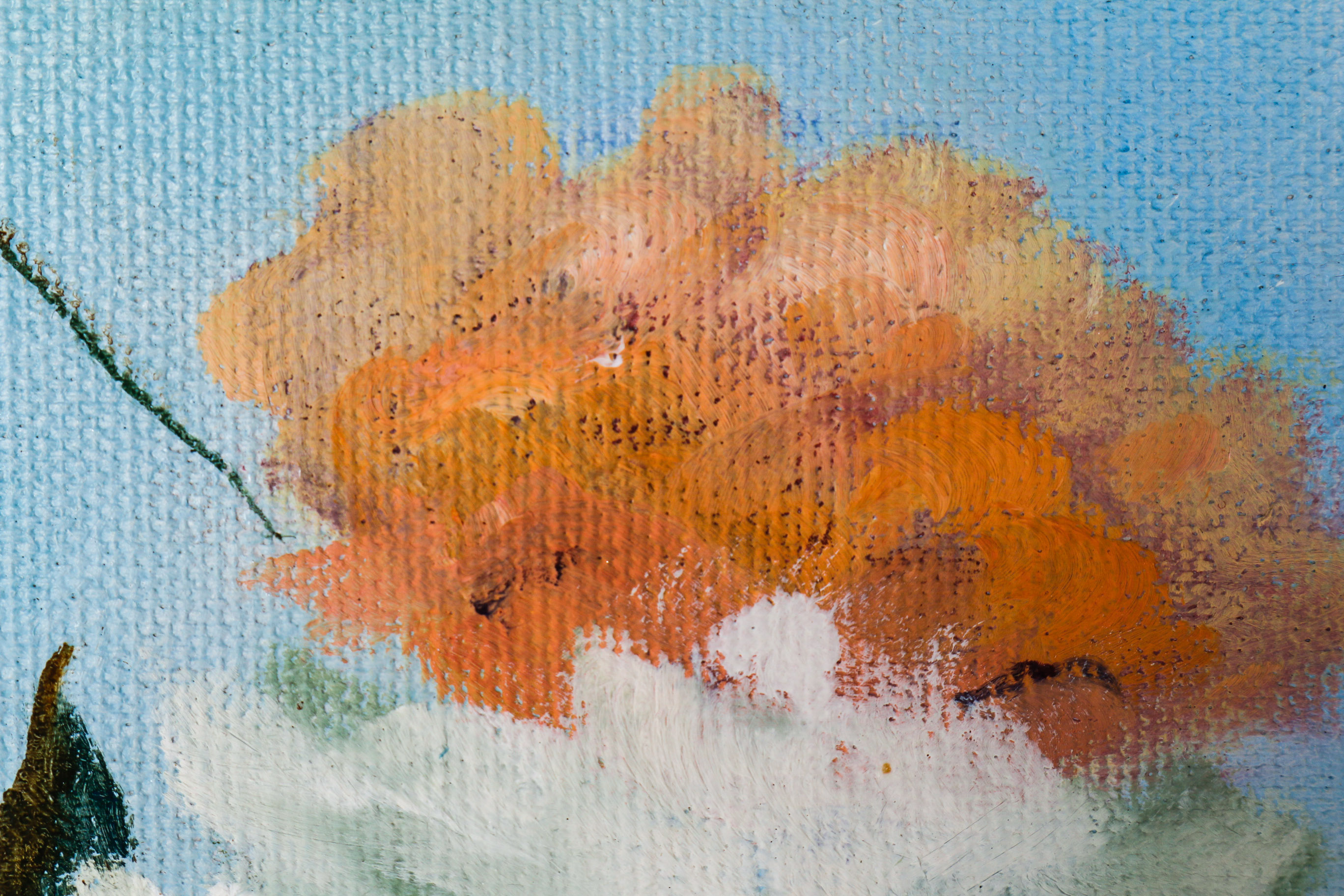 Framed Oil Painting on Canvas by Jean Steadman