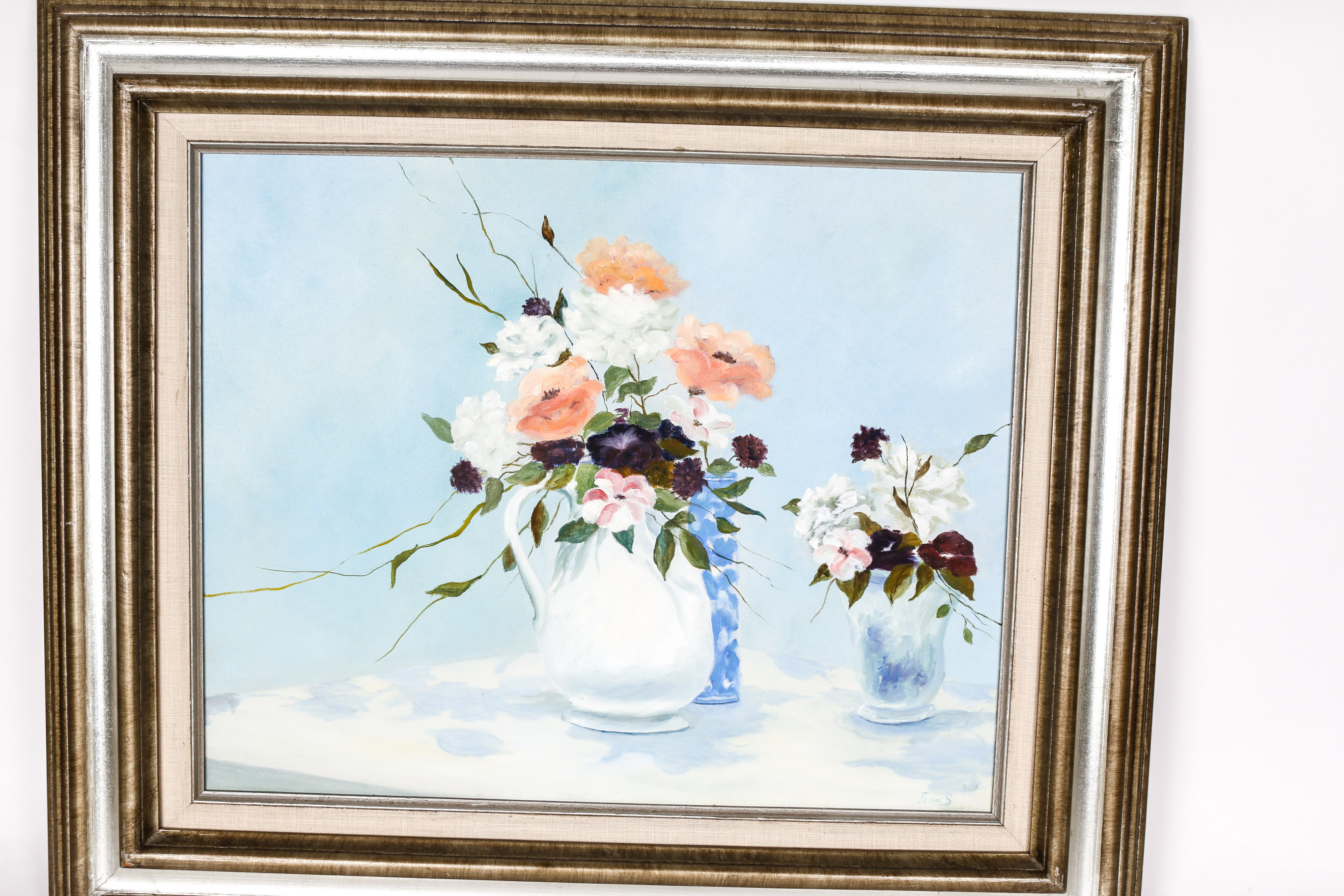 Framed Oil Painting on Canvas by Jean Steadman