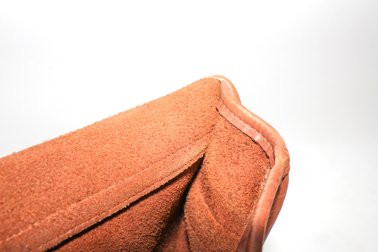 Camel Leather Coach Messenger Bag