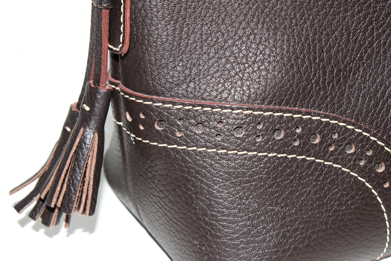 Umber Brown Dooney & Bourke Shoulder Bag