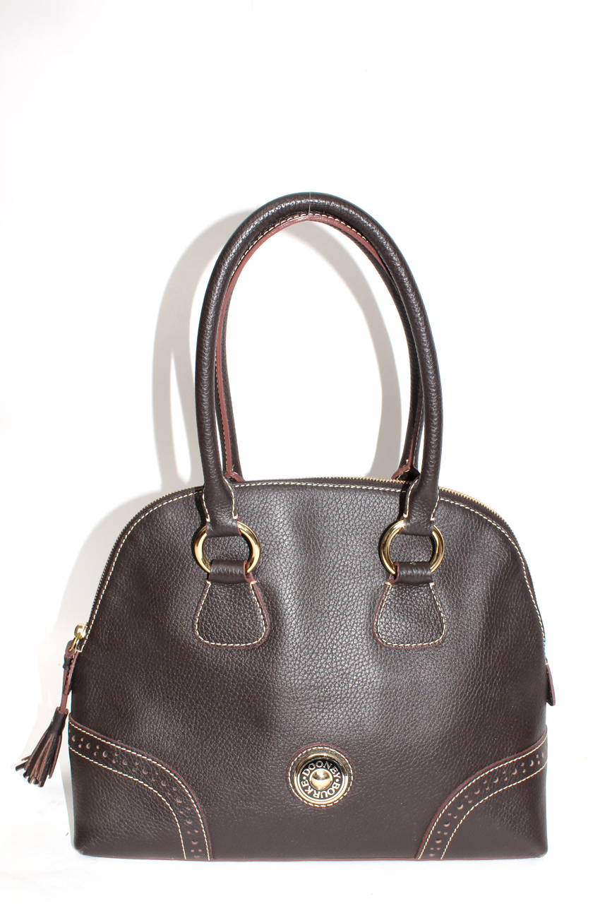 Umber Brown Dooney & Bourke Shoulder Bag