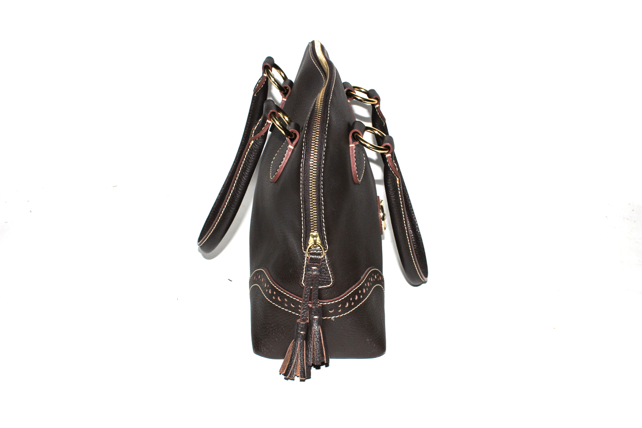 Umber Brown Dooney & Bourke Shoulder Bag