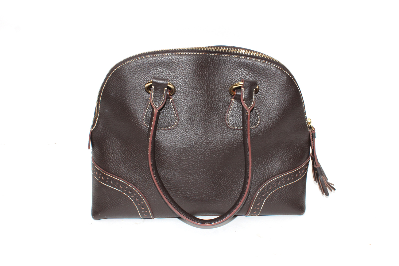 Umber Brown Dooney & Bourke Shoulder Bag