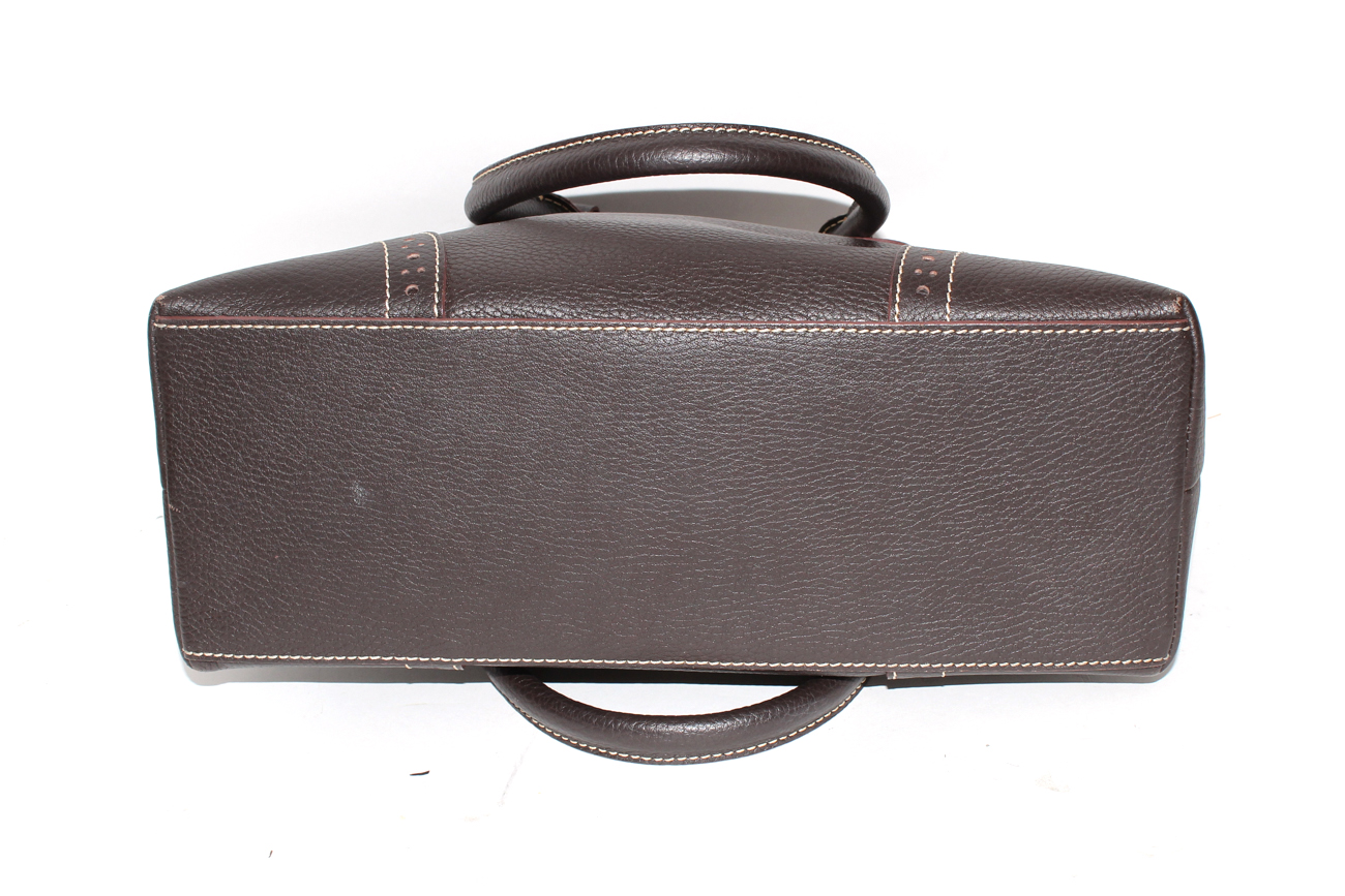 Umber Brown Dooney & Bourke Shoulder Bag