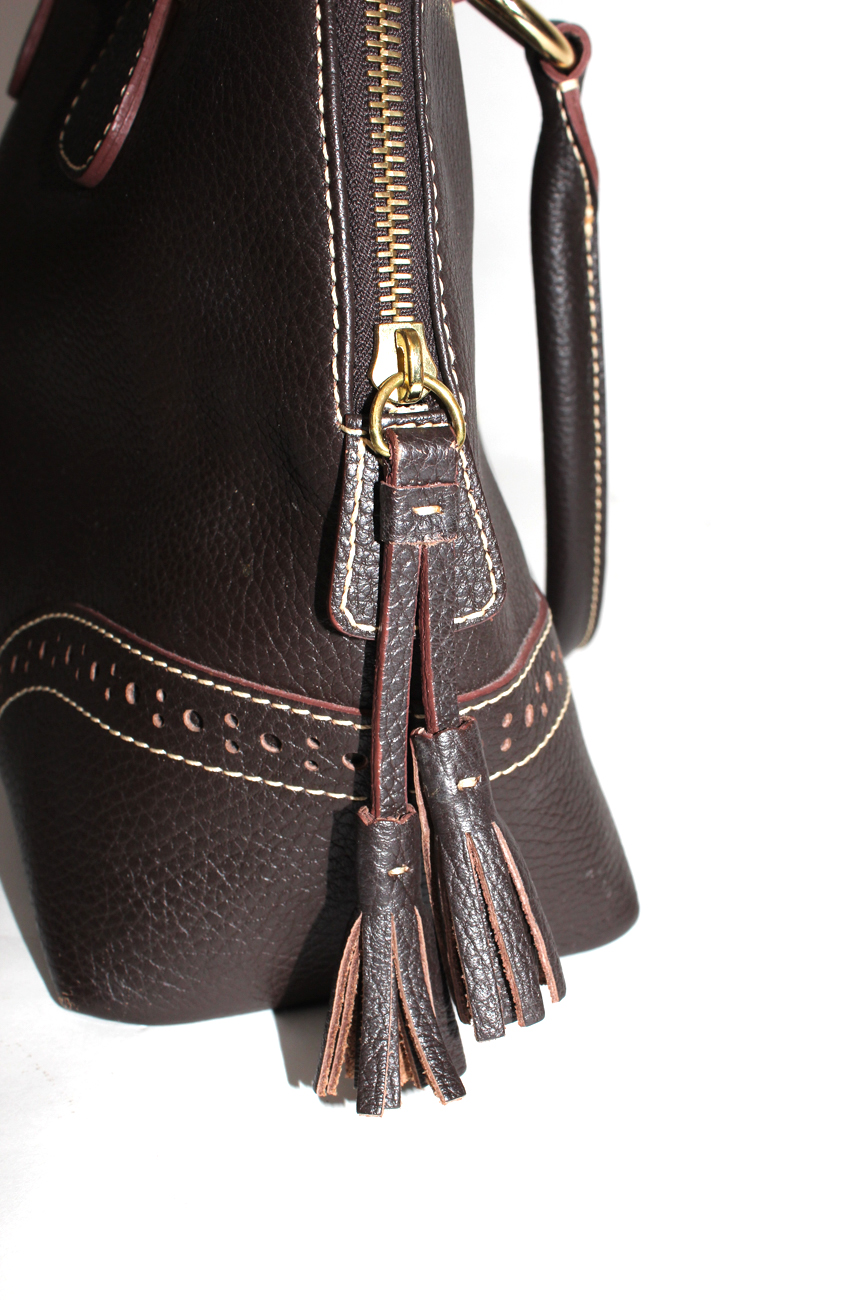Umber Brown Dooney & Bourke Shoulder Bag