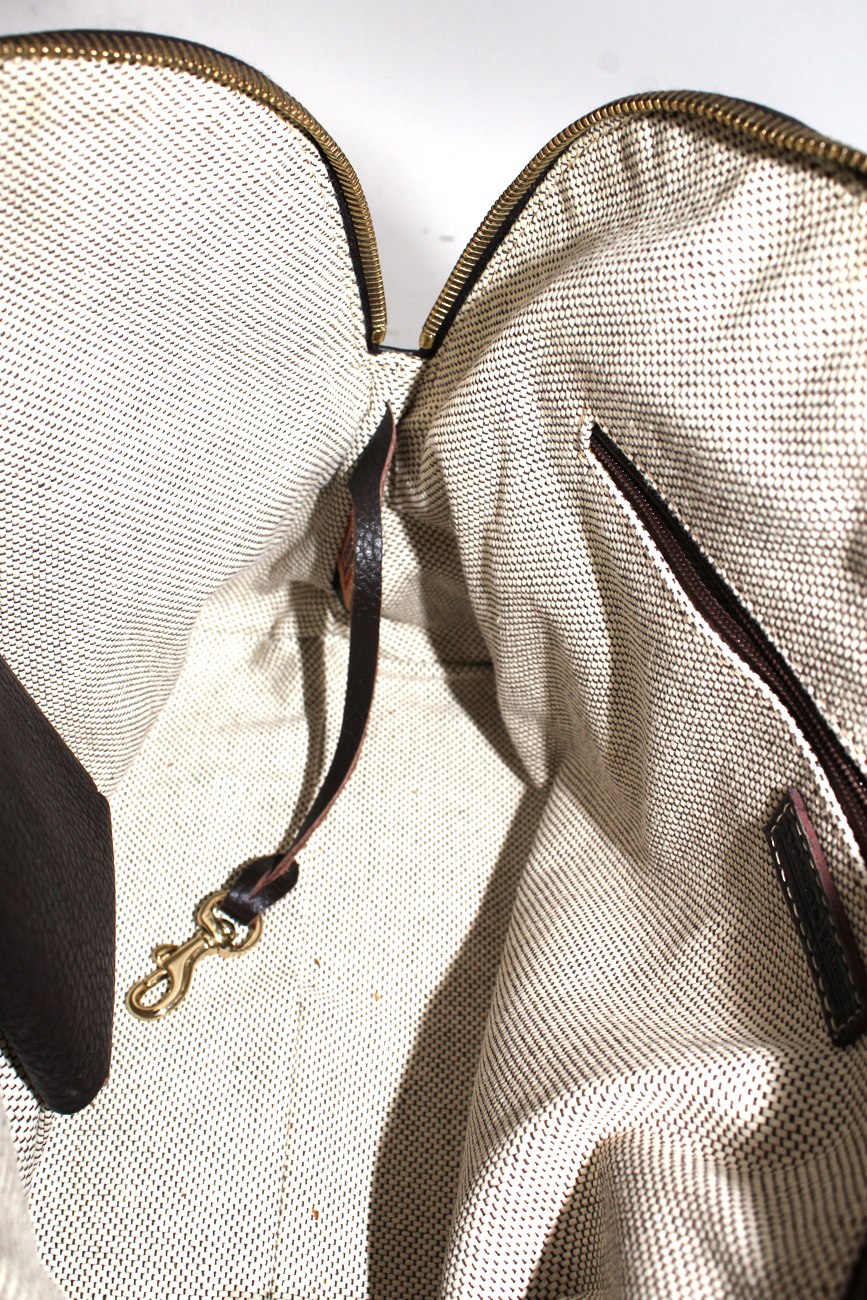 Umber Brown Dooney & Bourke Shoulder Bag